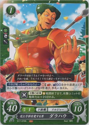 花と子供を愛する男 ダラハウ