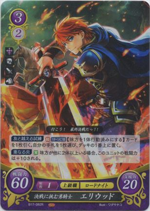 決戦に挑む勇騎士 エリウッド