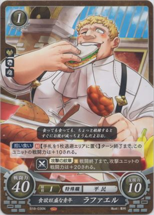 食欲旺盛な青年 ラファエル