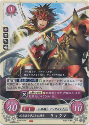武士道を重んじる騎士 リョウマ