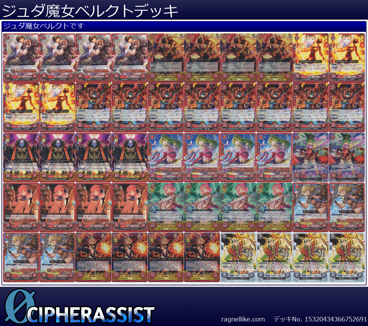 ジュダ魔女ベルクトデッキ