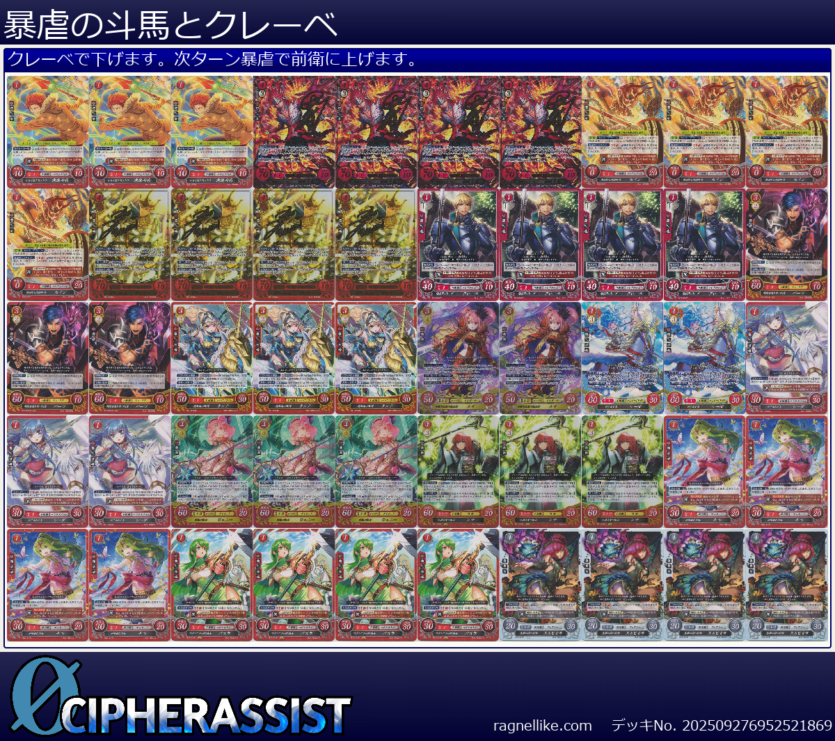 暴虐の斗馬とクレーベ
