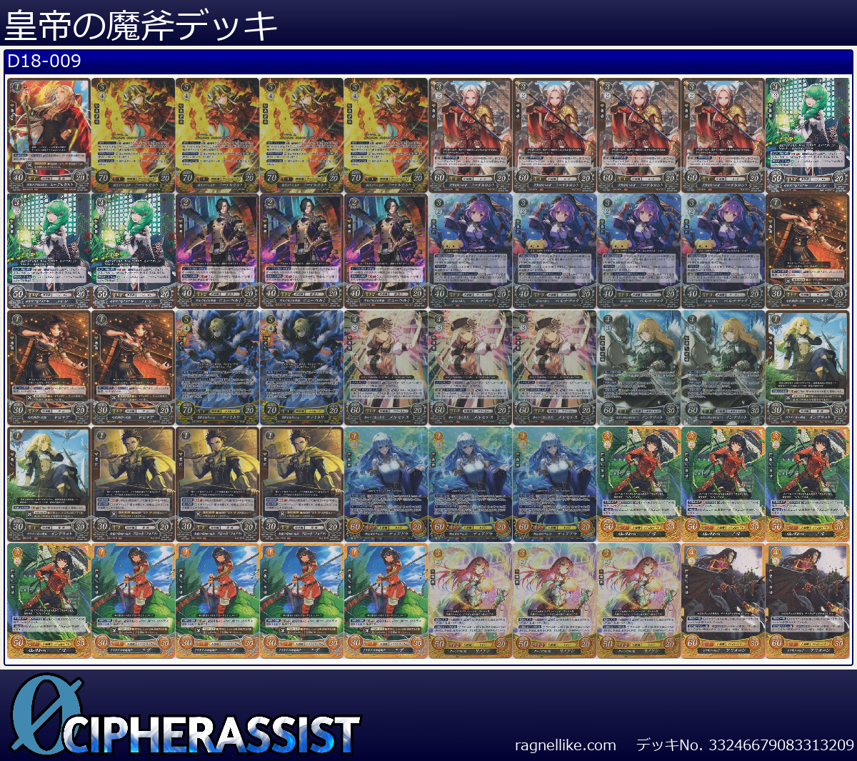 皇帝の魔斧デッキ